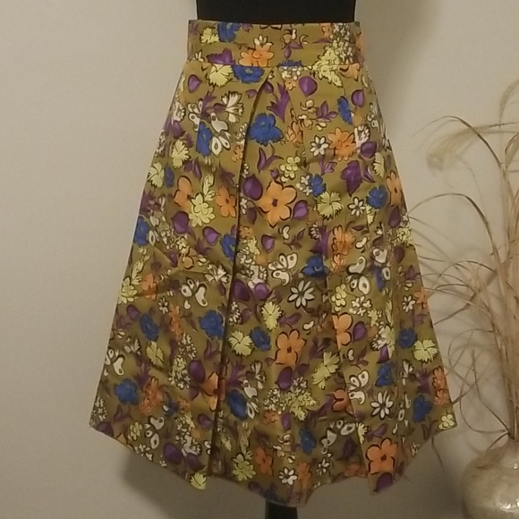 Marc Jacobs 100% Silk Floral Skirt - Picture 3 of 9